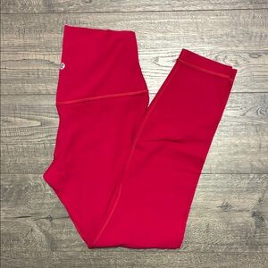 Lululemon Align Leggings 25” - Color: Ruby Red - Size: 6